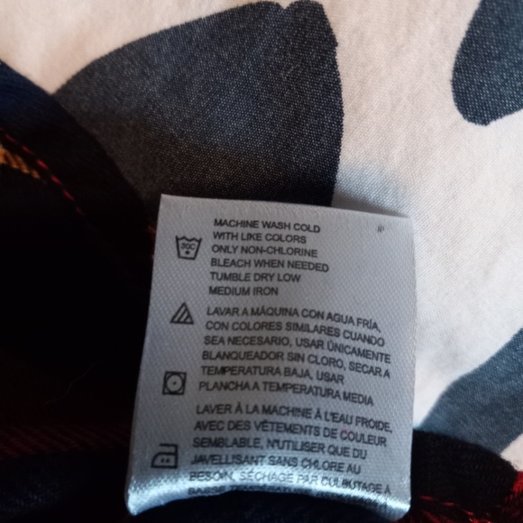 Dickie'sPlaid Flannel Shirt-Women's-SZ 1XL - Picture 4 of 7